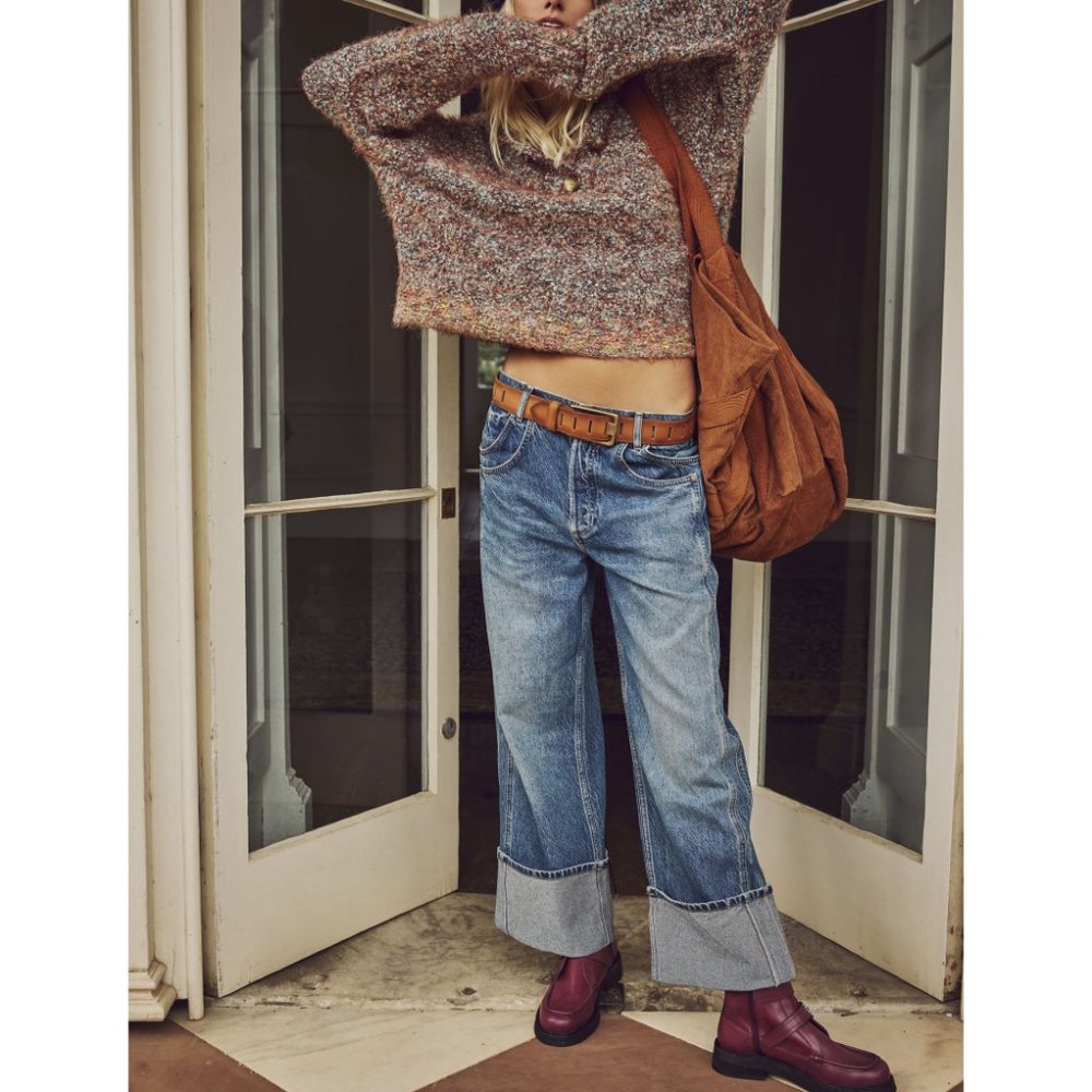 FREE PEOPLE Mega Cord Tote / Bronze - Picture 12 of 14